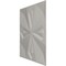 Ekena Millwork 19 5/8in. W x 19 5/8in. H Nikki EnduraWall Decorative 3D Wall Panel Covers 2.67 Sq. Ft. WP20X20NKGLN - alternate 3